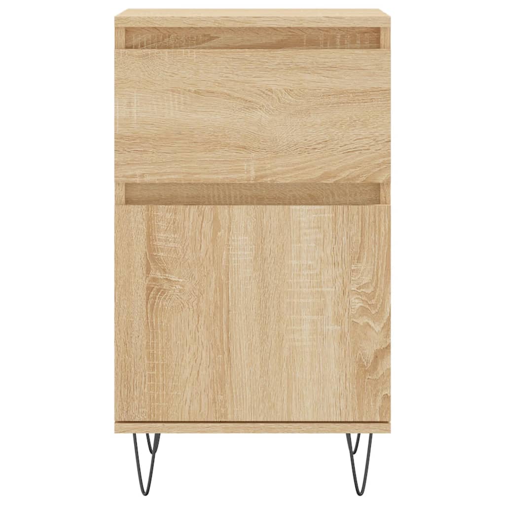 Sideboards 2 Stk. Sonoma-Eiche 40x35x70 cm Holzwerkstoff