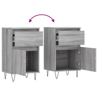Thumbnail for Sideboards 2 Stk. Grau Sonoma 40x35x70 cm Holzwerkstoff