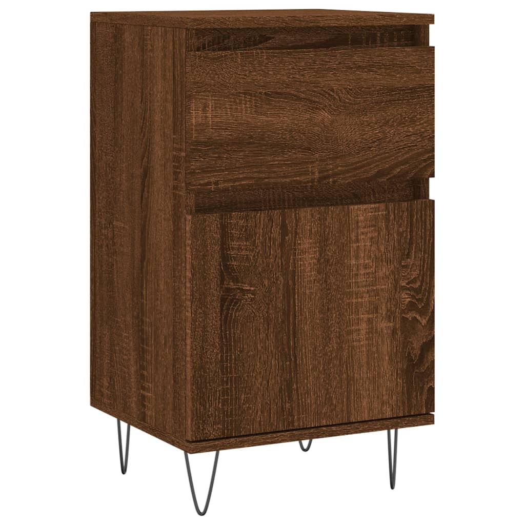 Sideboard Braun Eichen-Optik 40x35x70 cm Holzwerkstoff