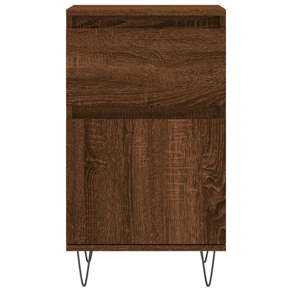 Sideboard Braun Eichen-Optik 40x35x70 cm Holzwerkstoff