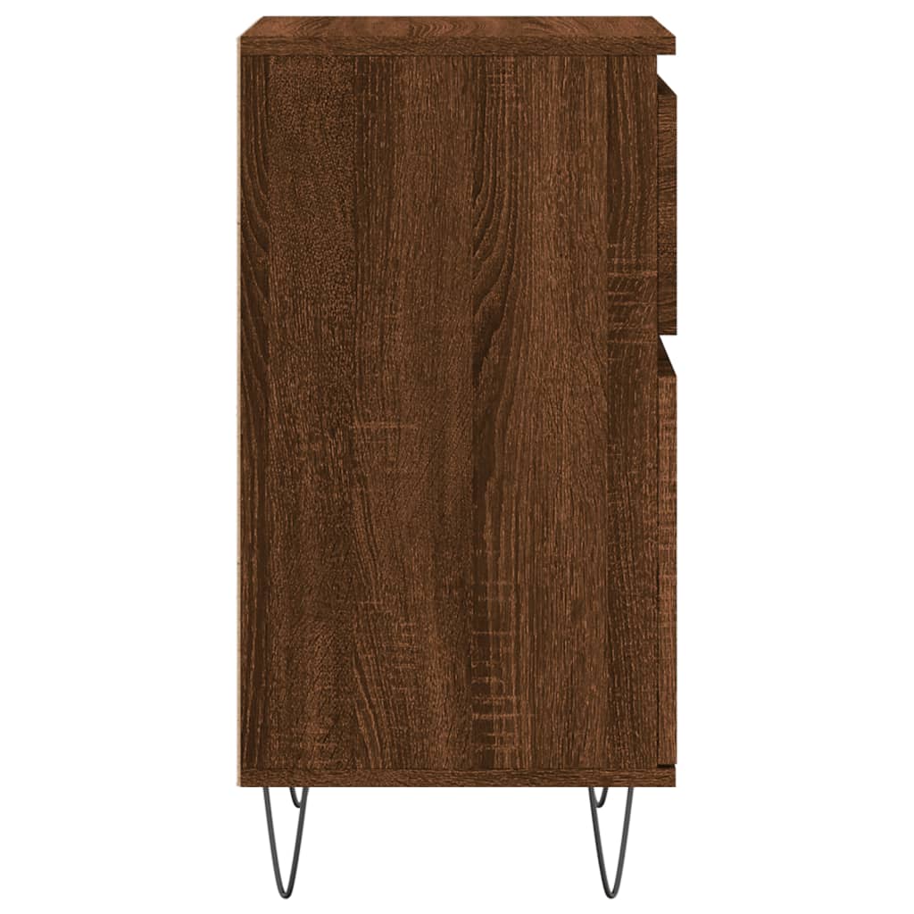 Sideboard Braun Eichen-Optik 40x35x70 cm Holzwerkstoff