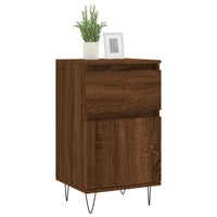 Thumbnail for Sideboards 2 Stk. Braun Eichen-Optik 40x35x70 cm Holzwerkstoff