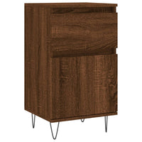 Thumbnail for Sideboards 2 Stk. Braun Eichen-Optik 40x35x70 cm Holzwerkstoff