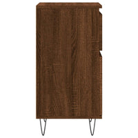 Thumbnail for Sideboards 2 Stk. Braun Eichen-Optik 40x35x70 cm Holzwerkstoff