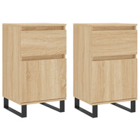 Thumbnail for Sideboards 2 Stk. Sonoma-Eiche 40x35x70 cm Holzwerkstoff