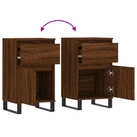 Thumbnail for Sideboard Braun Eichen-Optik 40x35x70 cm Holzwerkstoff