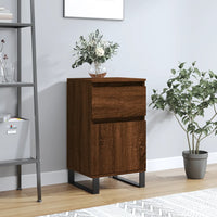 Thumbnail for Sideboard Braun Eichen-Optik 40x35x70 cm Holzwerkstoff