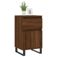 Thumbnail for Sideboards 2 Stk. Braun Eichen-Optik 40x35x70 cm Holzwerkstoff