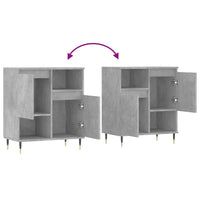 Thumbnail for Sideboard Betongrau 60x35x70 cm Holzwerkstoff