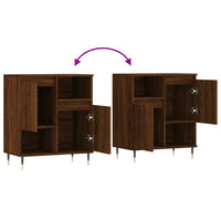 Thumbnail for Sideboard Braun Eichen-Optik 60x35x70 cm Holzwerkstoff