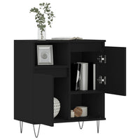 Thumbnail for Sideboard Schwarz 60x35x70 cm Holzwerkstoff