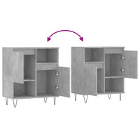 Thumbnail for Sideboard Betongrau 60x35x70 cm Holzwerkstoff