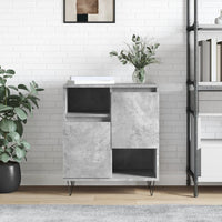 Thumbnail for Sideboard Betongrau 60x35x70 cm Holzwerkstoff
