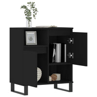 Thumbnail for Sideboard Schwarz 60x35x70 cm Holzwerkstoff