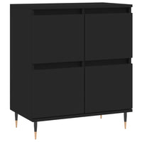 Thumbnail for Sideboard Schwarz 60x35x70 cm Holzwerkstoff
