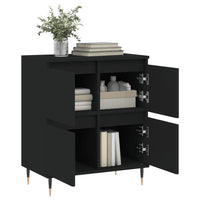 Thumbnail for Sideboard Schwarz 60x35x70 cm Holzwerkstoff