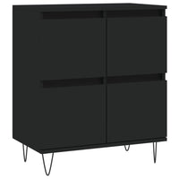Thumbnail for Sideboard Schwarz 60x35x70 cm Holzwerkstoff