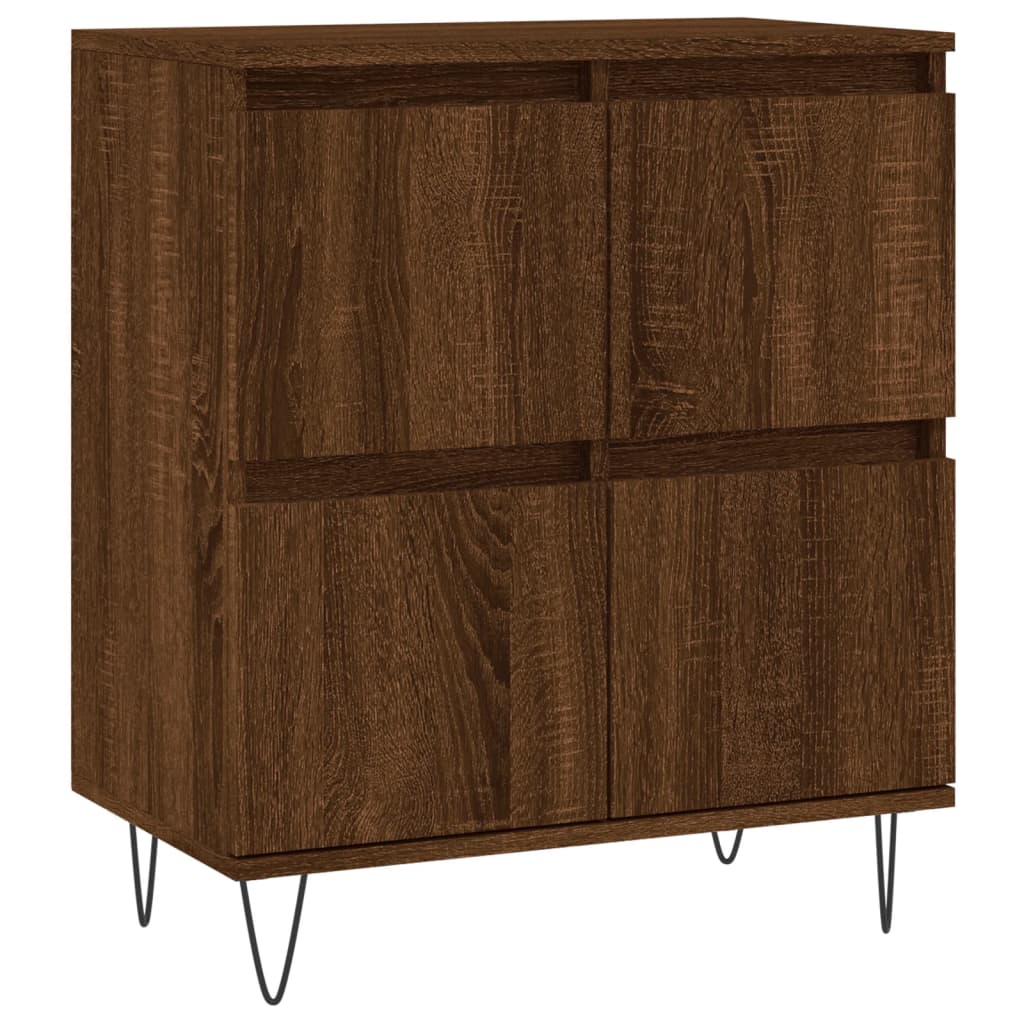 Sideboard Braun Eichen-Optik 60x35x70 cm Holzwerkstoff