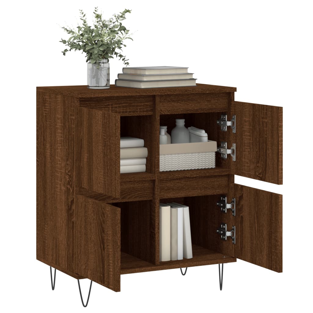 Sideboard Braun Eichen-Optik 60x35x70 cm Holzwerkstoff