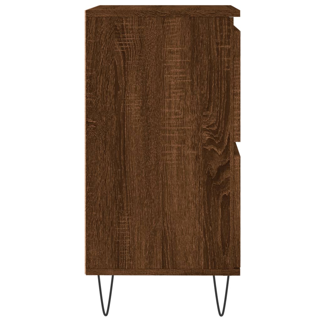 Sideboard Braun Eichen-Optik 60x35x70 cm Holzwerkstoff