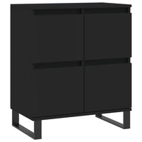 Thumbnail for Sideboard Schwarz 60x35x70 cm Holzwerkstoff