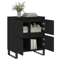 Thumbnail for Sideboard Schwarz 60x35x70 cm Holzwerkstoff