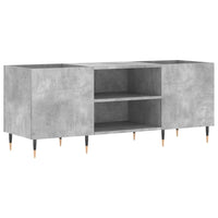 Thumbnail for Plattenschrank Betongrau 121x38x48 cm Holzwerkstoff