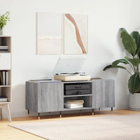 Thumbnail for Plattenschrank Grau Sonoma 121x38x48 cm Holzwerkstoff