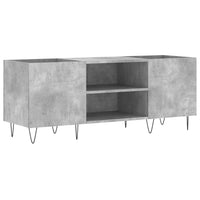 Thumbnail for Plattenschrank Betongrau 121x38x48 cm Holzwerkstoff