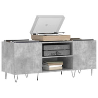 Thumbnail for Plattenschrank Betongrau 121x38x48 cm Holzwerkstoff