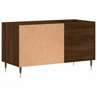 Thumbnail for Plattenschrank Braun Eichen-Optik 85x38x48 cm Holzwerkstoff