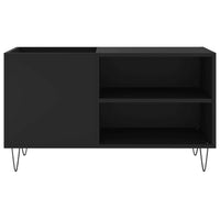 Thumbnail for Plattenschrank Schwarz 85x38x48 cm Holzwerkstoff