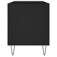 Thumbnail for Plattenschrank Schwarz 85x38x48 cm Holzwerkstoff