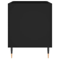 Thumbnail for Plattenschrank Schwarz 74,5x38x48 cm Holzwerkstoff