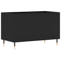 Thumbnail for Plattenschrank Schwarz 74,5x38x48 cm Holzwerkstoff