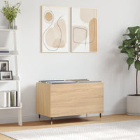 Thumbnail for Plattenschrank Sonoma-Eiche 74,5x38x48 cm Holzwerkstoff