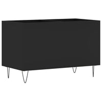 Thumbnail for Plattenschrank Schwarz 74,5x38x48 cm Holzwerkstoff
