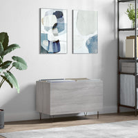 Thumbnail for Plattenschrank Grau Sonoma 74,5x38x48 cm Holzwerkstoff