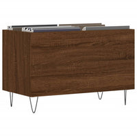 Thumbnail for Plattenschrank Braun Eichen-Optik 74,5x38x48 cm Holzwerkstoff
