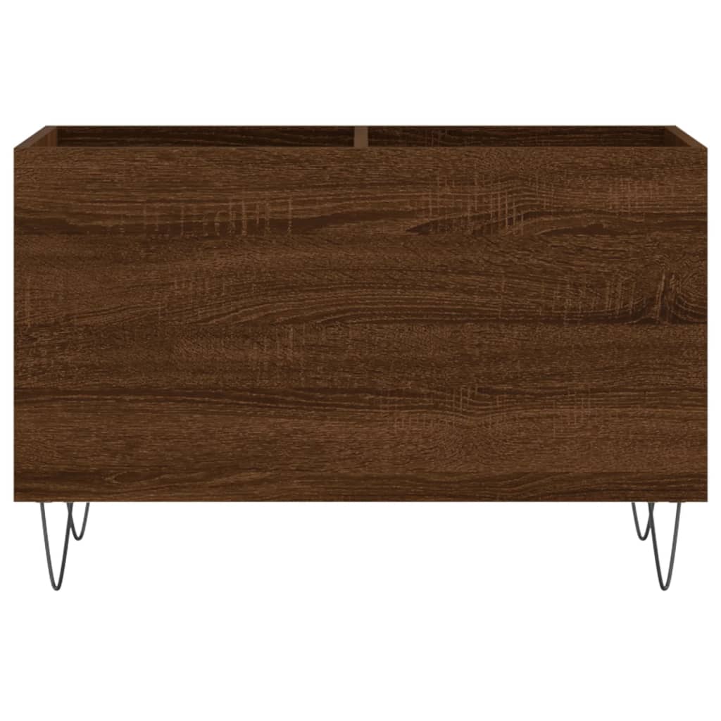 Plattenschrank Braun Eichen-Optik 74,5x38x48 cm Holzwerkstoff
