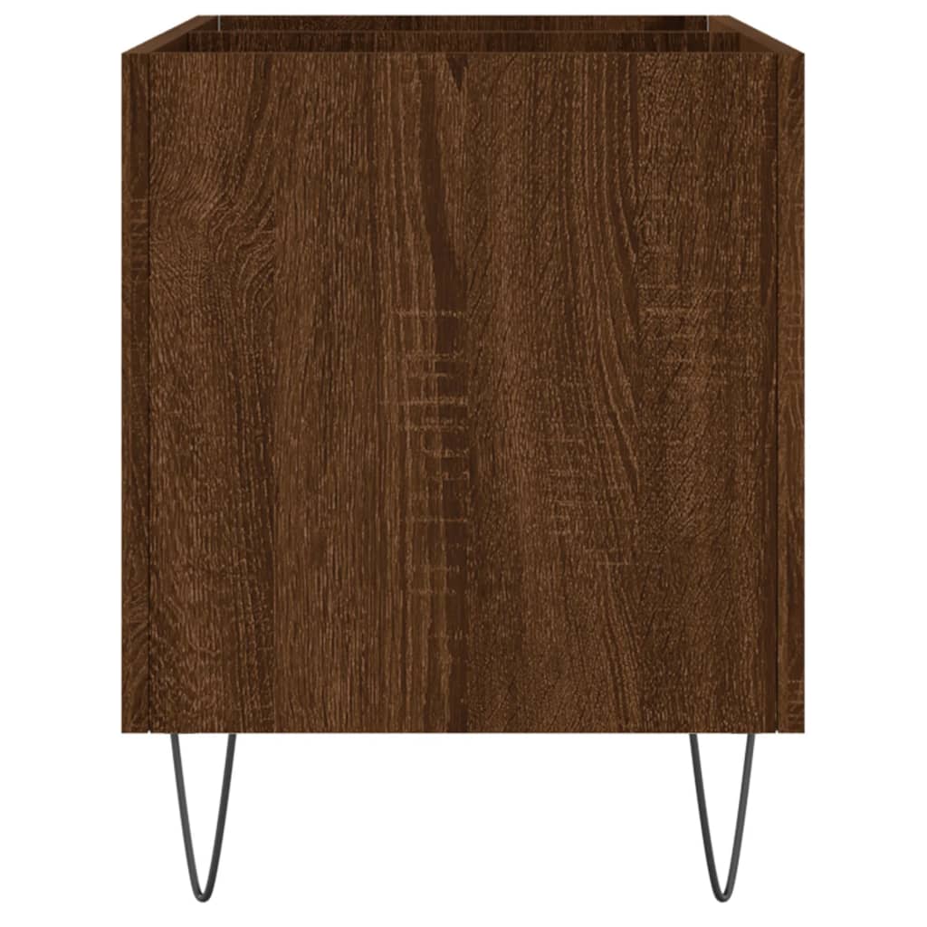 Plattenschrank Braun Eichen-Optik 74,5x38x48 cm Holzwerkstoff