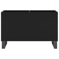 Thumbnail for Plattenschrank Schwarz 74,5x38x48 cm Holzwerkstoff