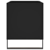 Thumbnail for Plattenschrank Schwarz 74,5x38x48 cm Holzwerkstoff