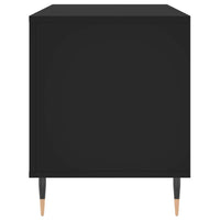 Thumbnail for Plattenschrank Schwarz 100x38x48 cm Holzwerkstoff