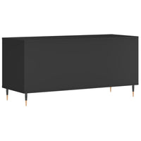 Thumbnail for Plattenschrank Schwarz 100x38x48 cm Holzwerkstoff
