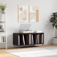 Thumbnail for Plattenschrank Schwarz 100x38x48 cm Holzwerkstoff