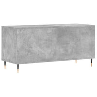 Thumbnail for Plattenschrank Betongrau 100x38x48 cm Holzwerkstoff