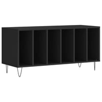 Thumbnail for Plattenschrank Schwarz 100x38x48 cm Holzwerkstoff