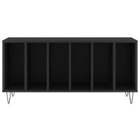 Thumbnail for Plattenschrank Schwarz 100x38x48 cm Holzwerkstoff