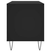 Thumbnail for Plattenschrank Schwarz 100x38x48 cm Holzwerkstoff